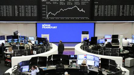 Blick in die Frankfurter Börse 