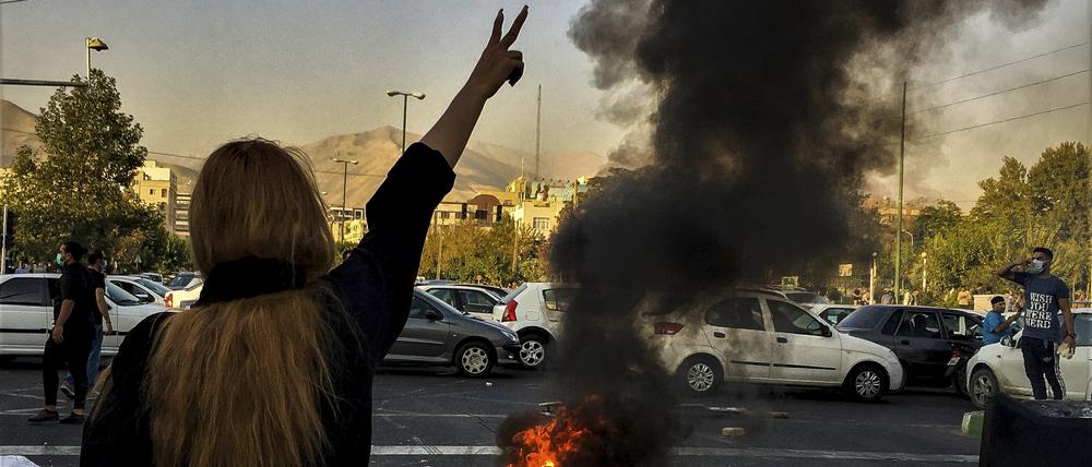 Der Iran brennt.