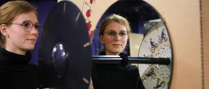 Selbermachen. Ein Objekt zum Anfassen in der Ausstellung „Ich sehe was, was du nicht siehst“ im Filmmuseum Potsdam.