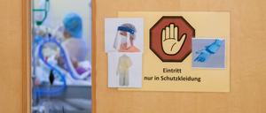 Krankenhäuser nehmen immer mehr Corona-Patienten auf. 