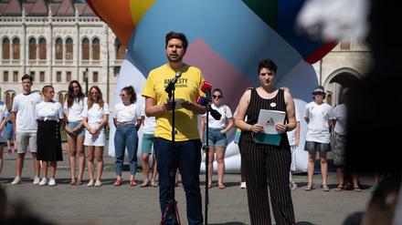 Dávid Vig, Direktor von Amnesty International in Ungarn.