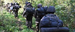 Mitglieder der Söldnergruppe Wagner in der Ukraine.
