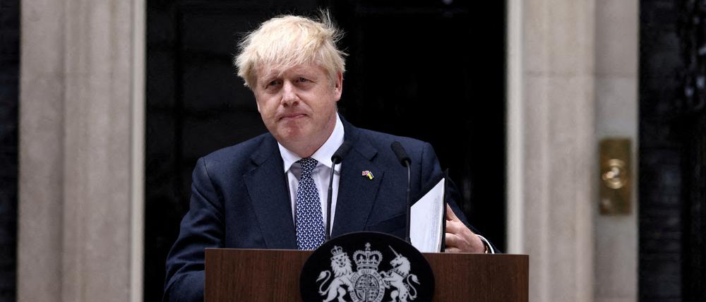 Das politische Stehaufmännchen Boris Johnson.