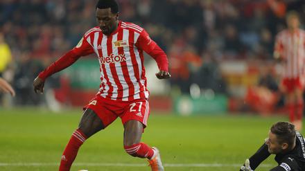 Sheraldo Becker vergab im Pokal gegen Heidenheim zwei gute Möglichkeiten. Gegen Bochum will er mit Union wieder gewohnt effizient auftreten.