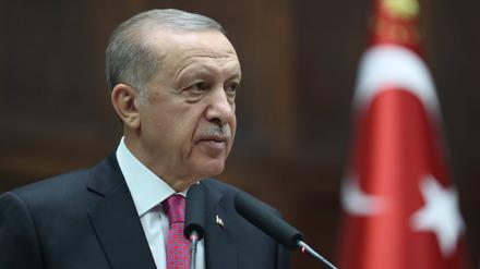 Türkischer Präsident Recep Tayyip Erdogan