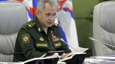 Sergej Schoigu, Verteidigungsminister von Russland.