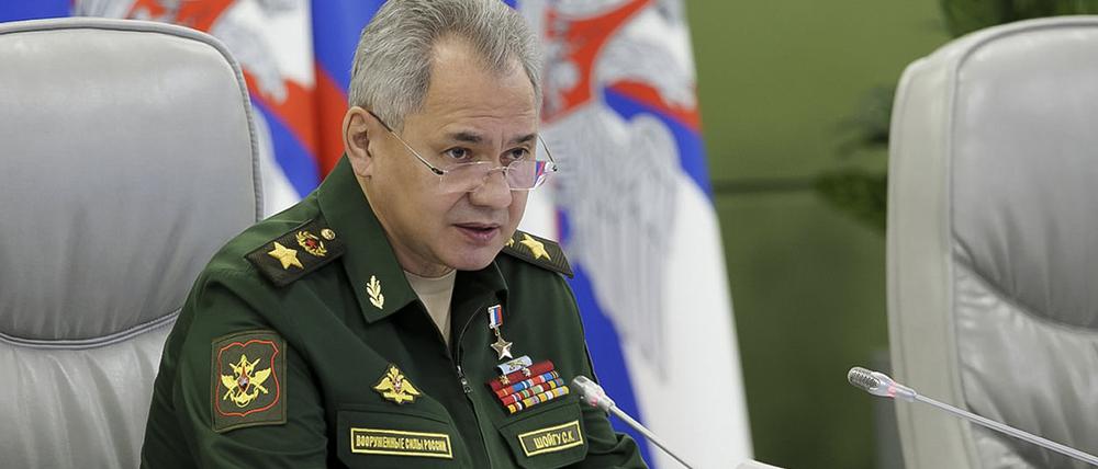 Sergej Schoigu, Verteidigungsminister von Russland.