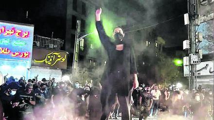 Iranische Frauen protestieren Ende September in Karadsch.