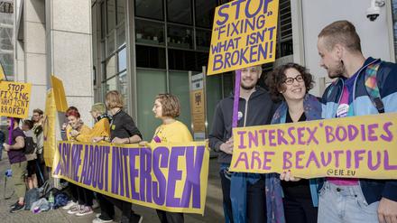 Demo für die rechte von inter Menschen (Archivbild von 2019 aus Berlin).