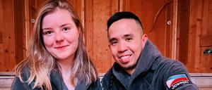 Meister-Aufgießer: Emma Eichhorn und Joseph Albeus