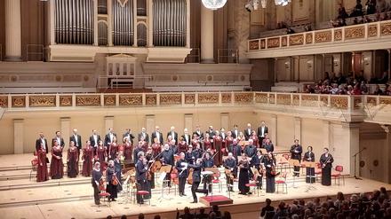 Der Rias Kammerchor und die Akademie für Alte Musik im Konzerthaus