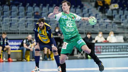 Hans Lindberg spielt seit 2016 für die Füchse. Insgesamt dreimal war er Torschützenkönig der Handball-Bundesliga. Zuletzt 2022.