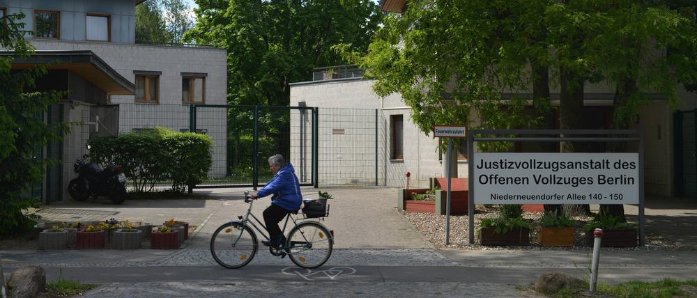 Die Justizvollzugsanstalt (JVA) Hakenfelde in Berlin-Spandau.