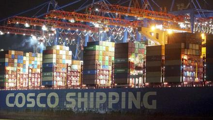 Strahlen für Peking. Im Containerterminal Tolleort könnte es küntig noch glamouröser zugehen.