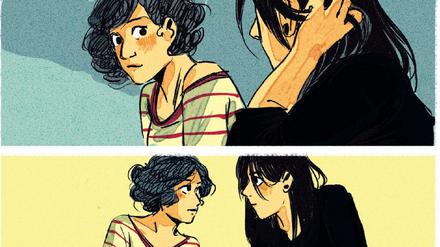 Élodie und ihre erste Freundin.