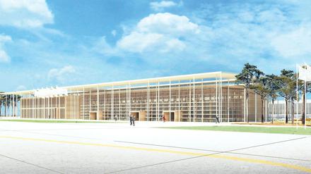 So sollte das neue BER-Staatsterminal aussehen 