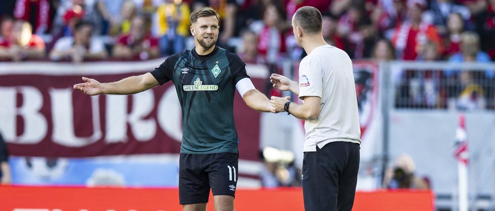 Bremens Niclas Füllkrug (l.) fand unter Trainer Ole Werner zurück zur Topform.