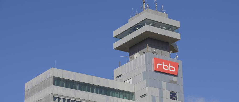 Hochhaus des Rundfunks Berlin Brandenburg (RBB) in Berlin.