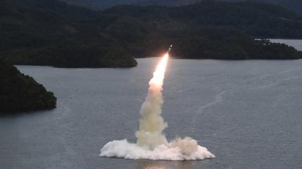 Bild eines nordkoreanischen Raketentests Ende September