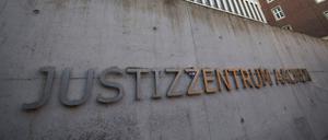 Das Justizzentrum mit Landgericht und Amtsgericht in Aachen. 