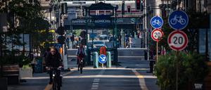 Zwischen Leipziger Straße und Französische Straße dürfen bald wieder Autos rollen - wahrscheinlich jedoch nur für kurze Zeit.