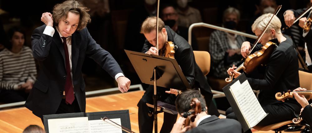 Maxim Emelyanychev am Donnerstag mit den Berliner Philharmonikern