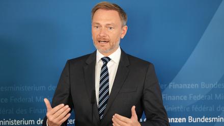 Christian Lindner (FDP), Bundesfinanzminister.