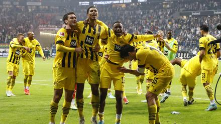 Groß war der Jubel beim BVB.