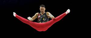 Nach Verletzungen und einer Corona-Erkrankung kann Andreas Toba bei der WM nicht sein bestes Programm zeigen.