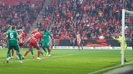 Der 1. FC Union und Gladbach trennten sich am Ende 2:1.