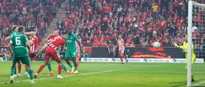 Der 1. FC Union und Gladbach trennten sich am Ende 2:1.