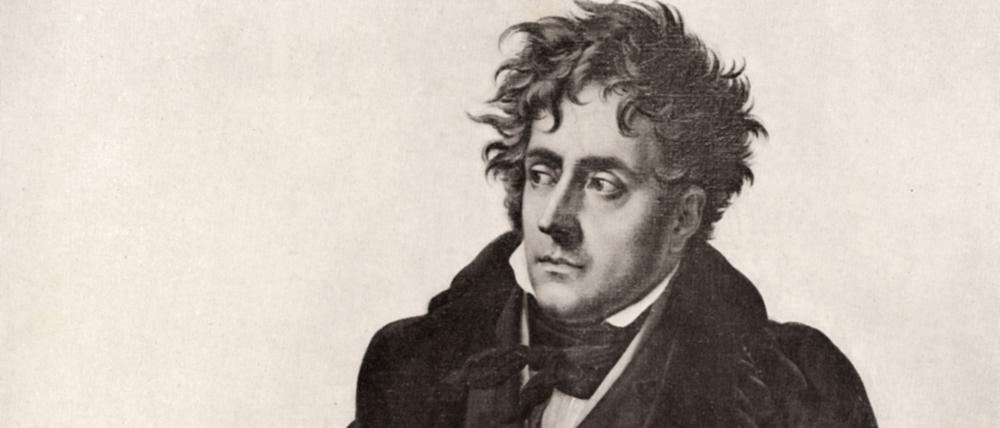 Der Politiker, Offizier und Schriftsteller Francois-René de Chateaubriand
