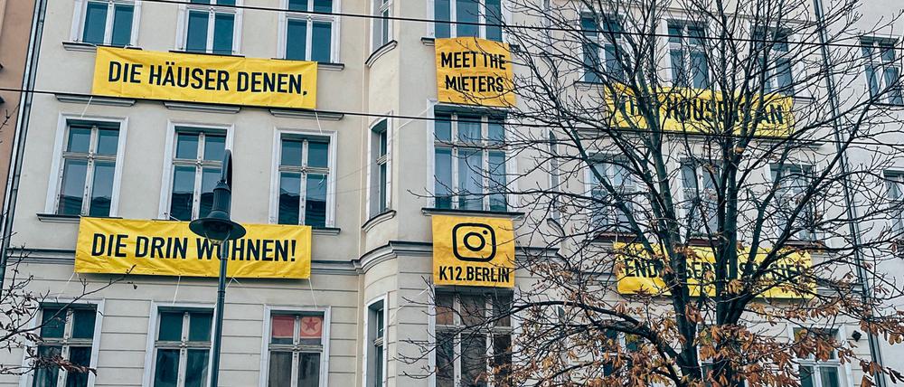 Die Mieter der Kastanienallee 12 wehren sich gegen Verdrängung.