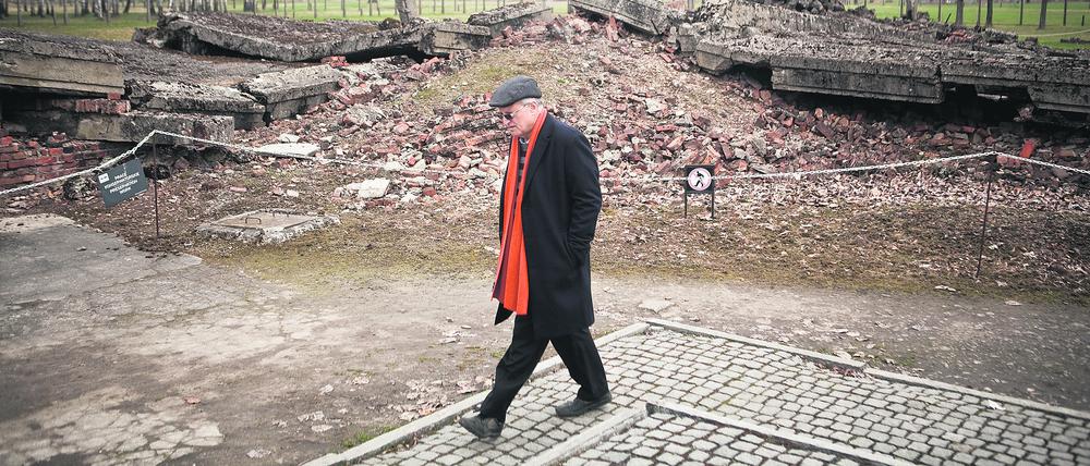 Professor Mohammed Dajani 2014 in Auschwitz-Birkenau