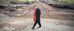 Professor Mohammed Dajani 2014 in Auschwitz-Birkenau