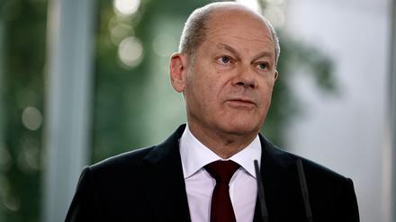 Der Bundeskanzler Olaf Scholz.
