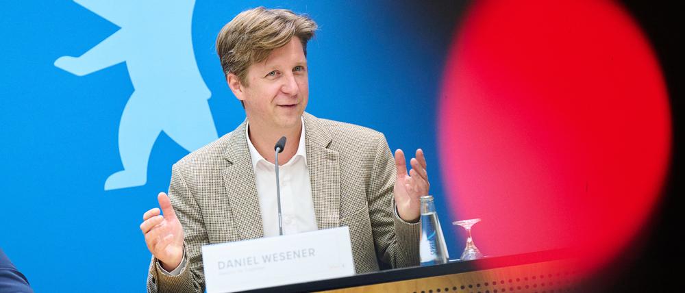 Berlins Finanzsenator Daniel Wesener (Bündnis 90/Die Grünen). (Archivfoto)