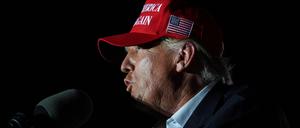 Ex-US-Präsident Trump in Robstown, Texas.