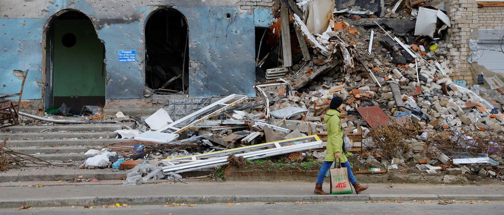 Straßenszene in Cherson