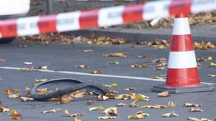 Stundenlang war am Montag die Straße für die Unfallaufnahme gesperrt. 