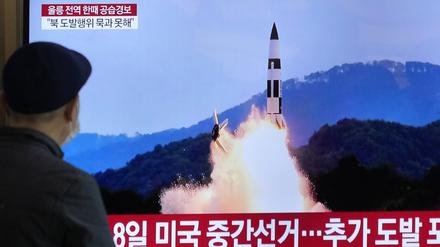 Nordkorea hat in diesem Jahr schon mehr als 50 Raketen abgefeuert (Symbolbild).