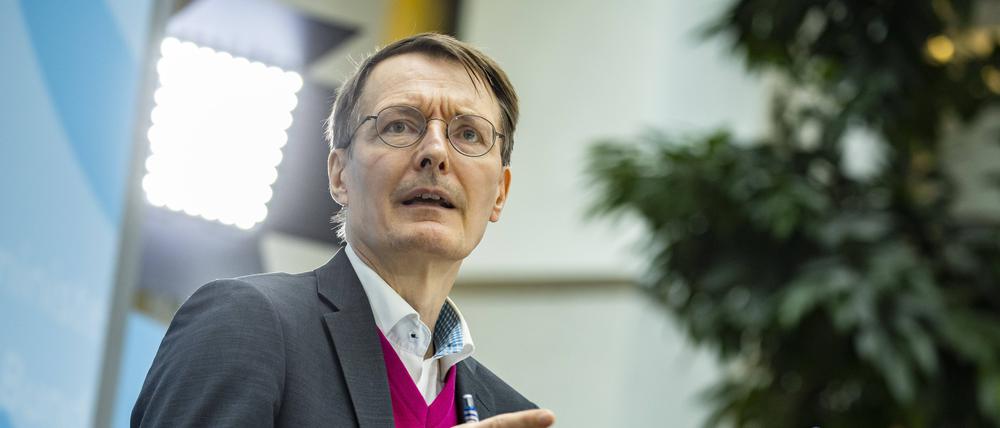 Gesundheitsminister Karl Lauterbach.