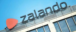 Ein Zalando-Gebäude in der Mühlenstraße in Friedrichshain.