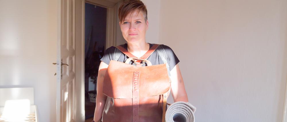 Esther Vrijhof bei der Arbeit.