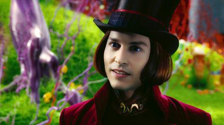 Johnny Depp in „Charlie und die Schokoladenfabrik“.