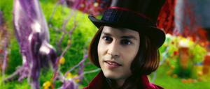 Eine Szene aus „Charlie und die Schokoladenfabrik“.