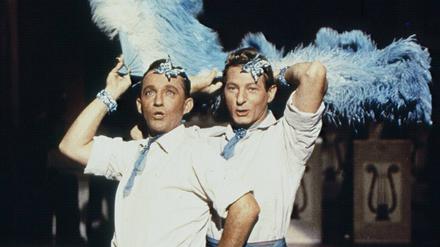 Bing Crosby und Danny Kaye im Weihnachtsfilm „Weiße Weihnachten“.