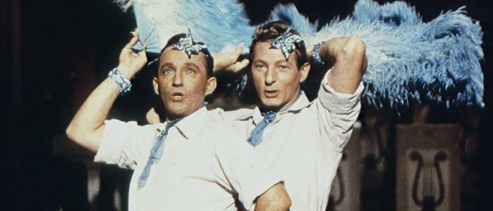 Bing Crosby und Danny Kaye im Weihnachtsfilm „Weiße Weihnachten“.