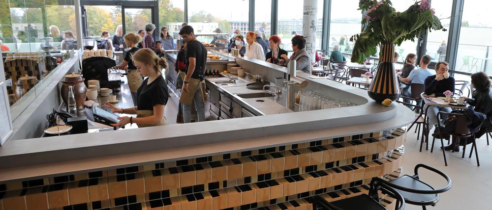 Im neuen Museumshaus „Das Minsk“ eröffneten Anja und Dennis Fischer zeitgleich ihr Café „Hedwig“.