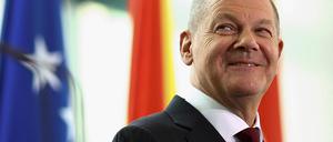 Kanzler Olaf Scholz kurz vor der China-Reise.